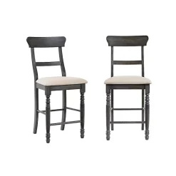 Kirklands Home Muse Counter Chairs, Set of 2 Gray