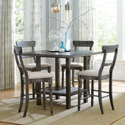 Kirklands Home Muse Counter Chairs, Set of 2 Gray