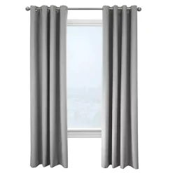 Kirklands Home Newberry Blackout Curtain Panel, 84 in. Gray Clearance
