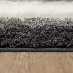 Kirklands Home Ombre Border Bath Mat, 2x3 Gray New