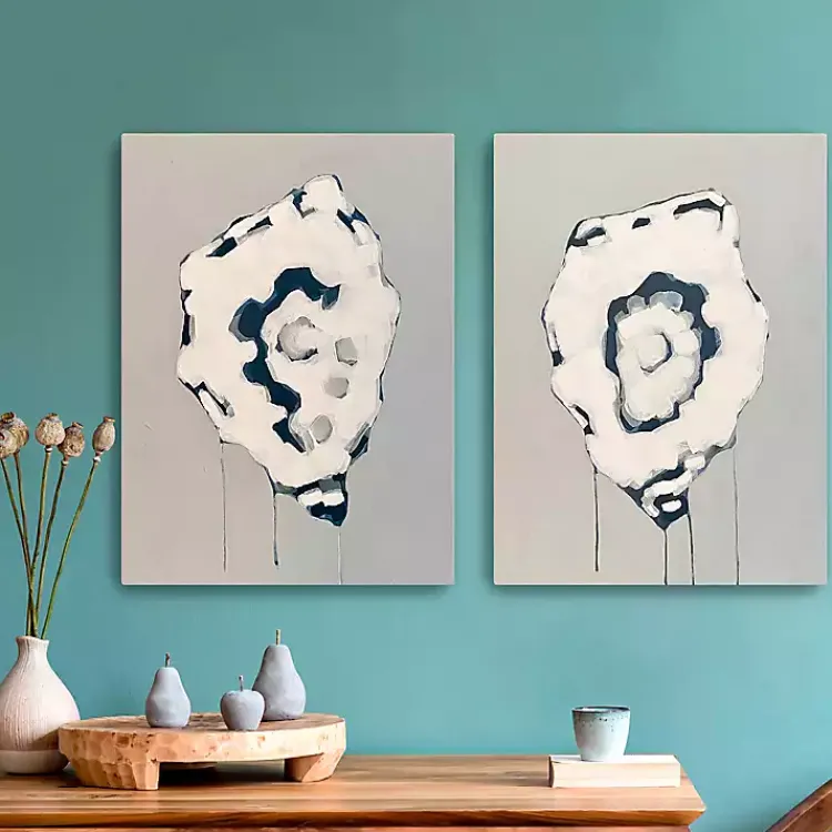 Kirklands Home Gray Oysters Canvas Art Prints, Set of 2 Sale