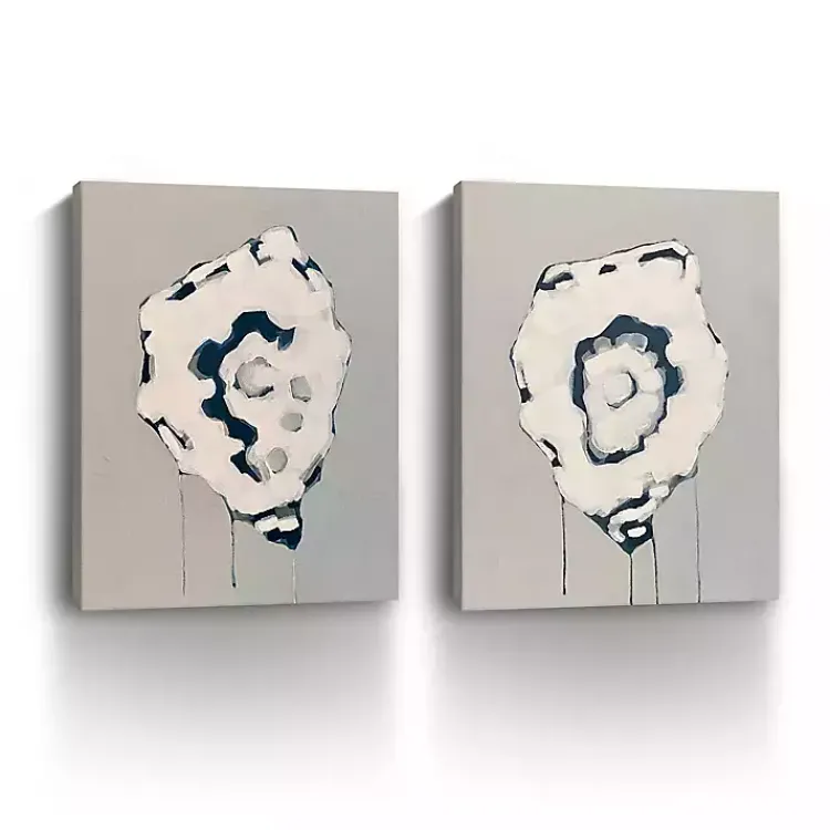 Kirklands Home Gray Oysters Canvas Art Prints, Set of 2 Sale
