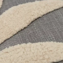 Pillows>Kirklands Home Gray Palm Lumbar Pillow