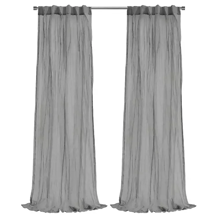 Kirklands Home Paloma Curtain Panel, 108 in. Gray Online