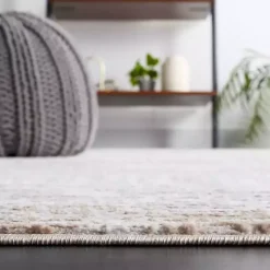 Kirklands Home Gray Parker Textured Area Rug, 6x6 Best