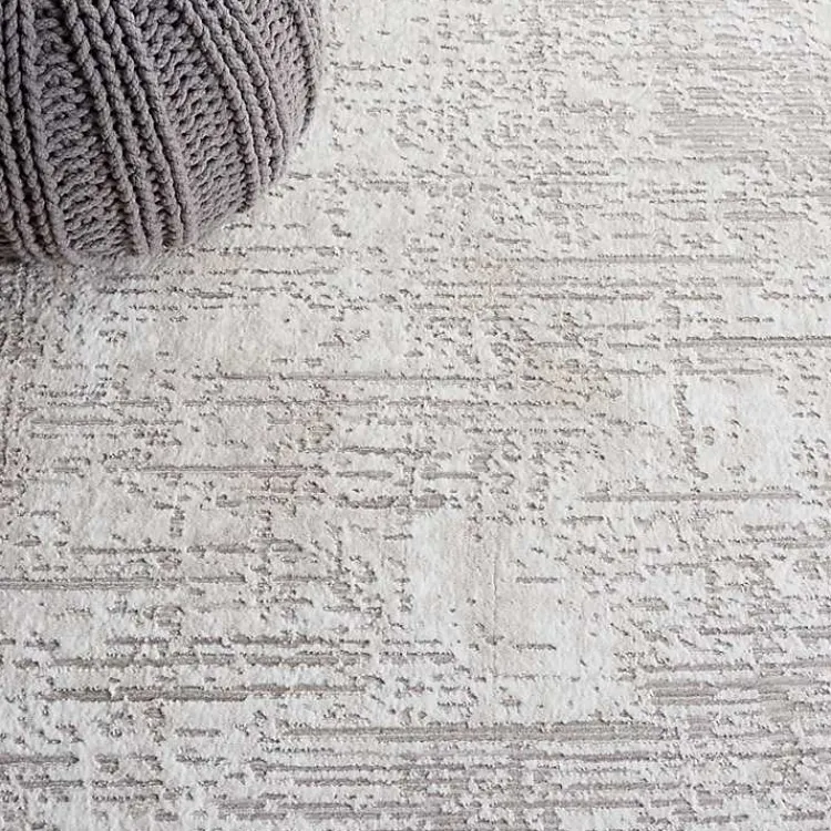 Kirklands Home Gray Parker Textured Area Rug, 6x6 Best