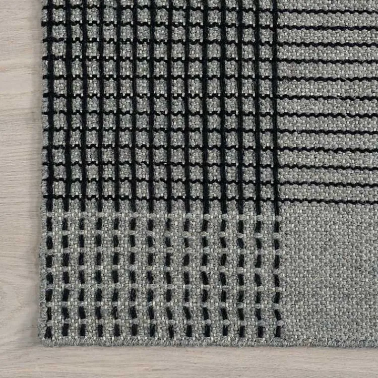 Kirklands Home Plaid Emily Henderson x RugsUSA Area Rug, 6x9 Gray Best