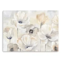 Kirklands Home Poppy Garden Landscape Canvas Art Print Gray Outlet
