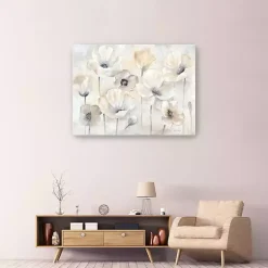 Kirklands Home Poppy Garden Landscape Canvas Art Print Gray Outlet