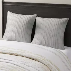 Kirklands Home Quilted Euro Sham Gray Hot