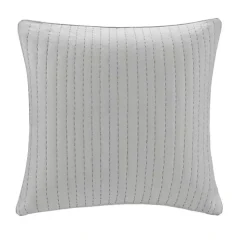 Kirklands Home Quilted Euro Sham Gray Hot