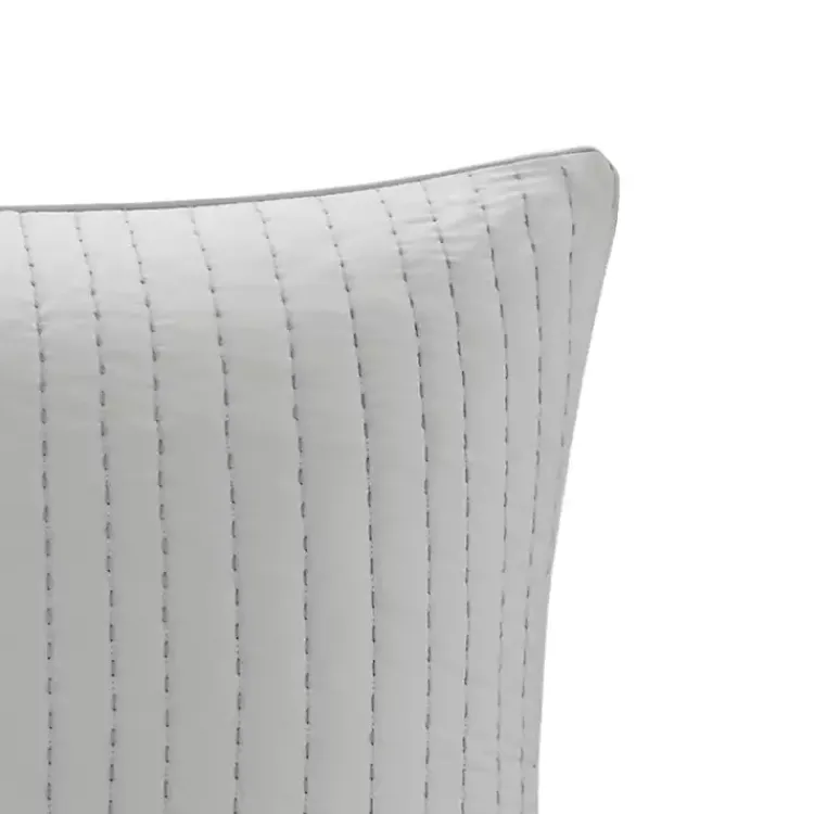 Kirklands Home Quilted Euro Sham Gray Hot