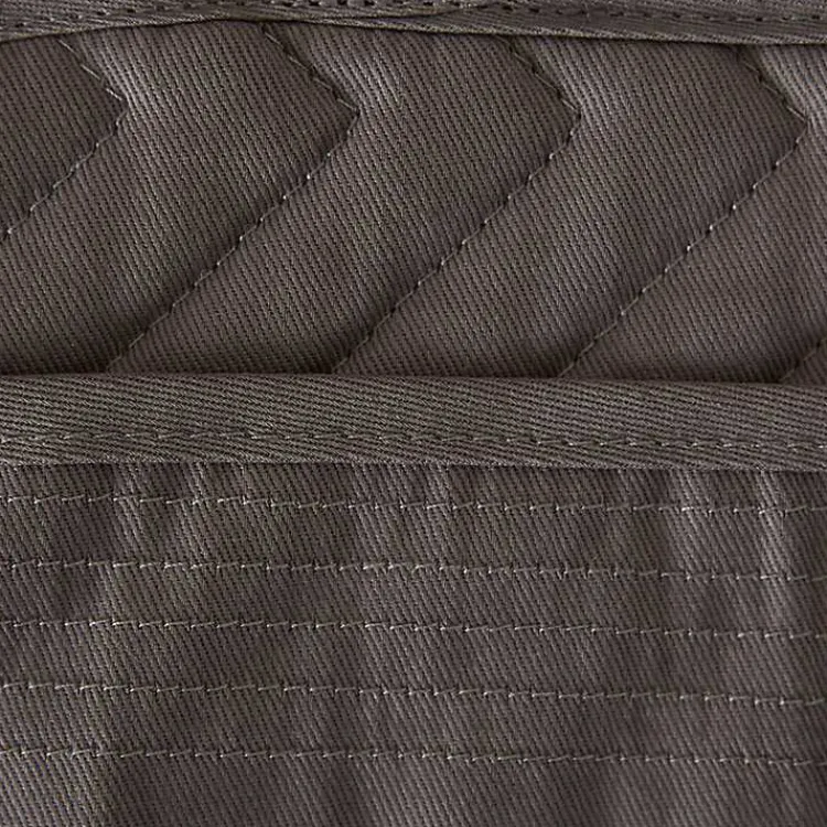 Kirklands Home Quilted 3-pc. Potholder Set Gray Clearance