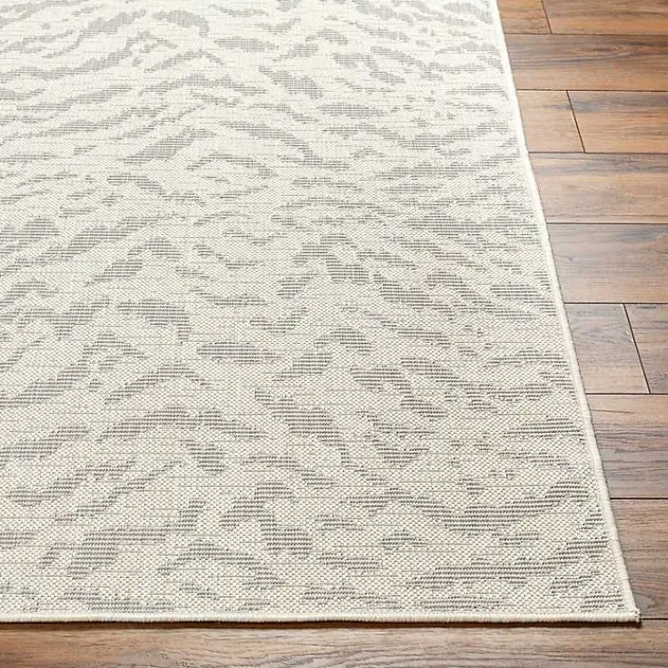 Kirklands Home Gray Ravello Outdoor Rug, 6x9 Outlet