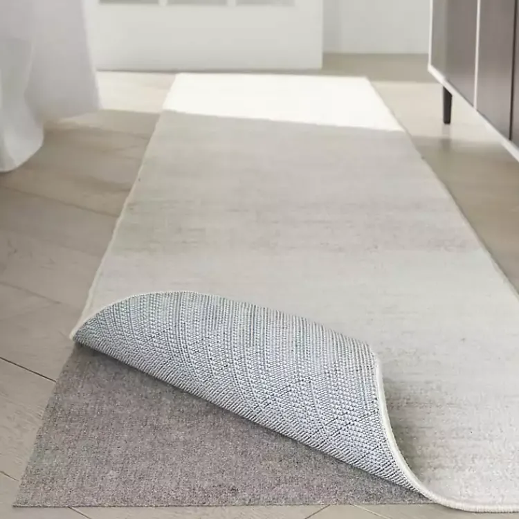 Kirklands Home Reversible Non-Slip Rug Pad, 2x8 Gray New