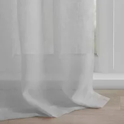 Kirklands Home Rosette Tab Top Curtain Panel, 63 in. Gray Hot