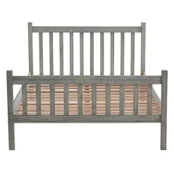 Kirklands Home Rustic Spindleback Full Bed Frame Gray Clearance