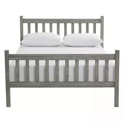 Kirklands Home Rustic Spindleback Full Bed Frame Gray Clearance