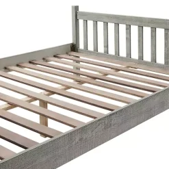 Kirklands Home Rustic Spindleback Full Bed Frame Gray Clearance