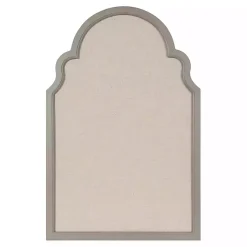 Memo & Chalkboards>Kirklands Home Scalloped Arch Fabric Pinboard Gray