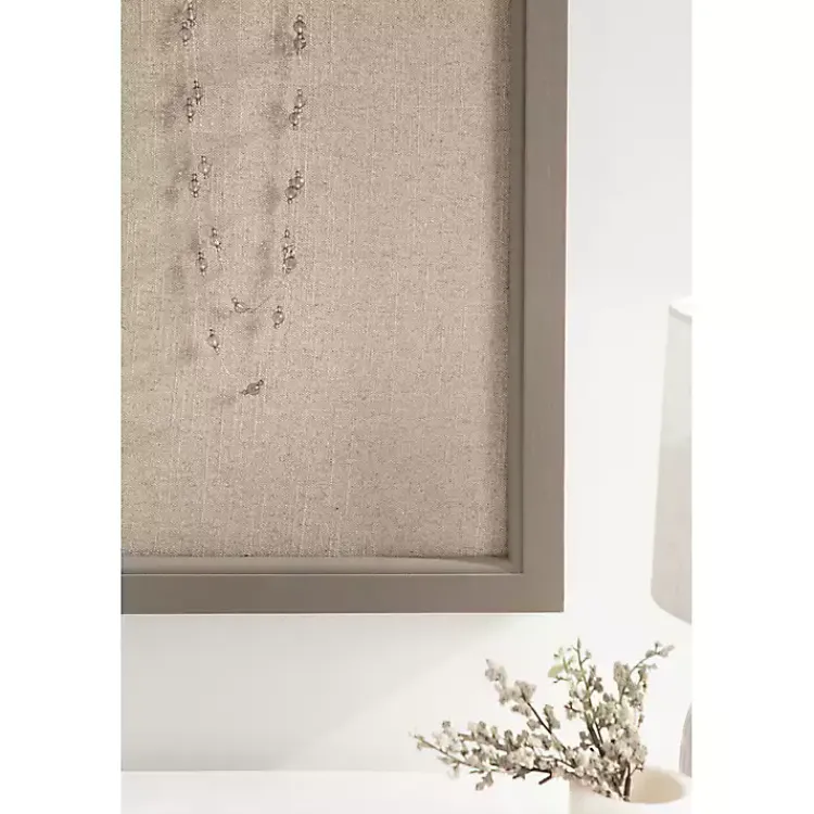 Memo & Chalkboards>Kirklands Home Scalloped Arch Fabric Pinboard Gray