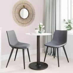 Kirklands Home Scooped Daniel Dining Chairs, Set of 2 Gray Discount