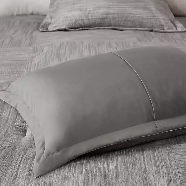 Kirklands Home Gray Seersucker 7-pc. King Comforter Set Best