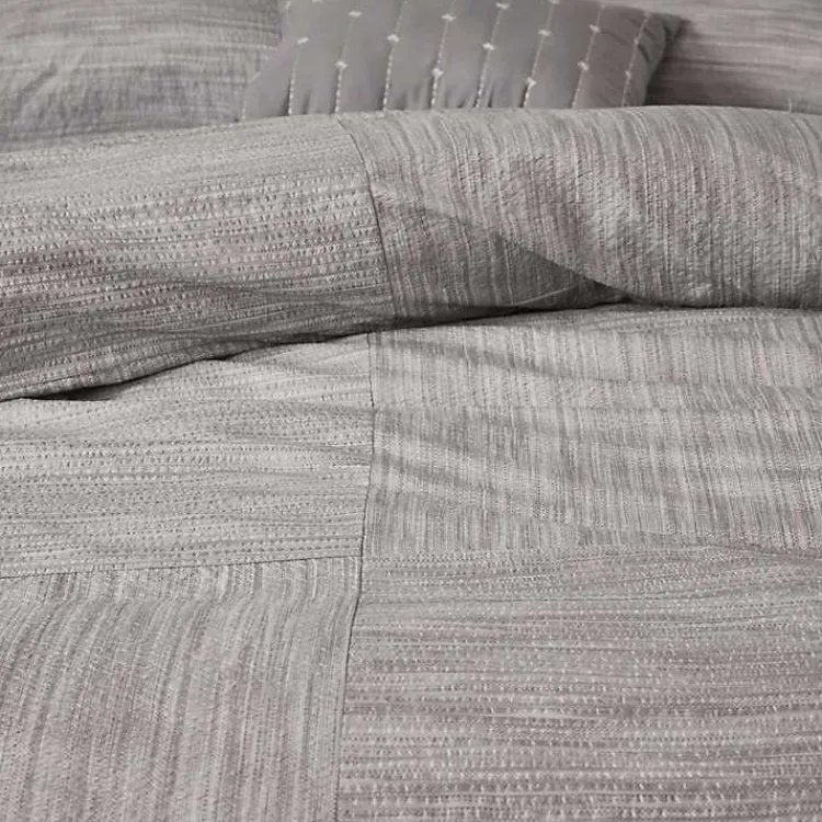 Kirklands Home Gray Seersucker 7-pc. King Comforter Set Best