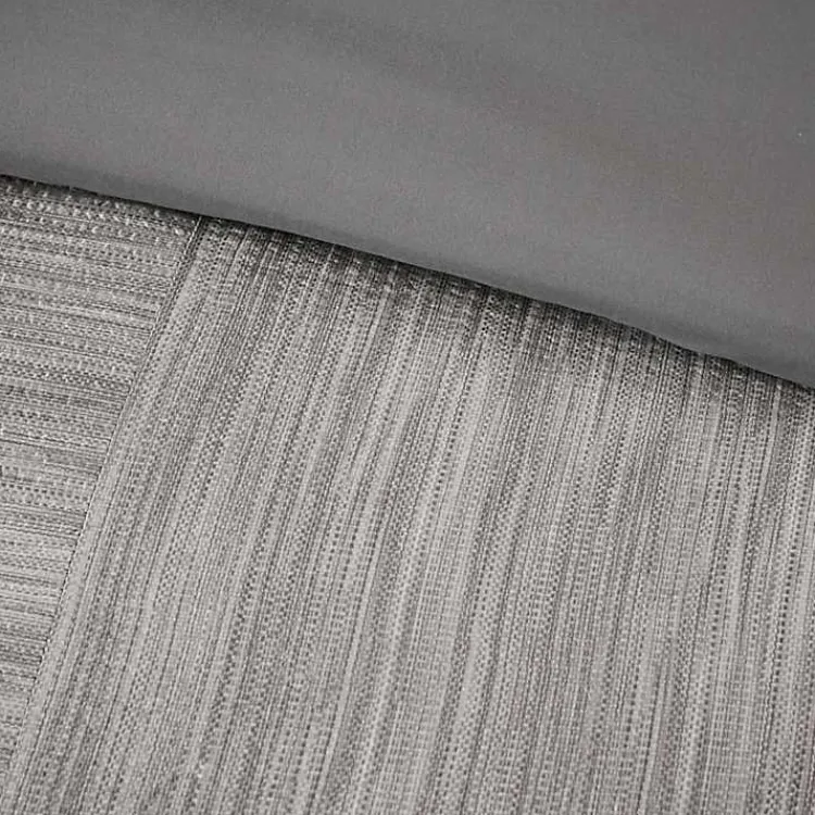 Kirklands Home Gray Seersucker 7-pc. King Comforter Set Best