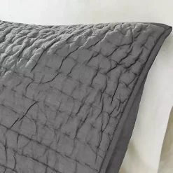 Kirklands Home Serene Quilted 3-pc. Queen Coverlet Set Gray Discount