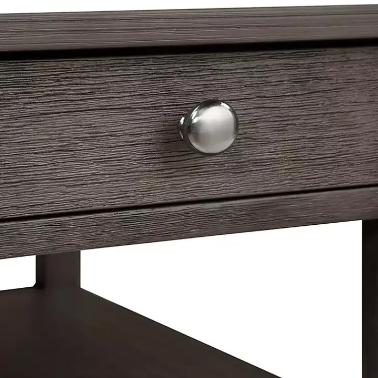 Kirklands Home 2-Shelf Charging Accent Table Gray Best