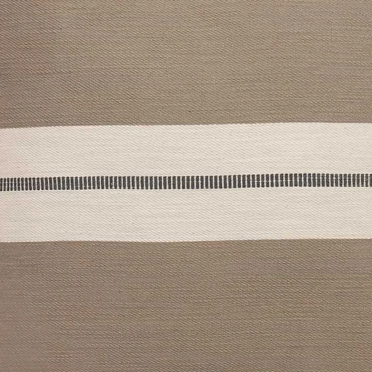 Pillows>Kirklands Home Single Stripe Pillow Gray
