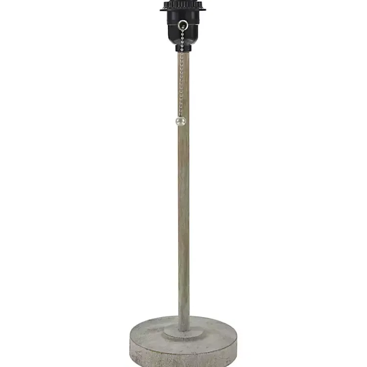 Kirklands Home Sirocco Table Lamp with Rattan Shade Gray