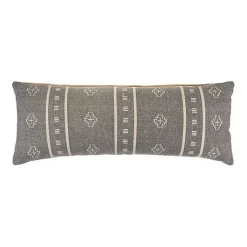 Pillows>Kirklands Home Southwestern Geo Lumbar Pillow Gray