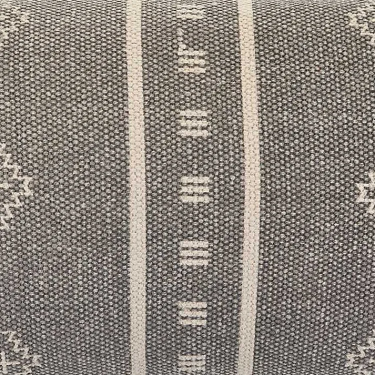 Pillows>Kirklands Home Southwestern Geo Lumbar Pillow Gray