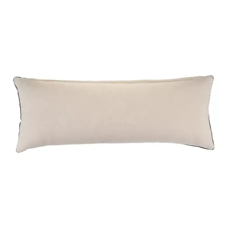 Pillows>Kirklands Home Southwestern Geo Lumbar Pillow Gray