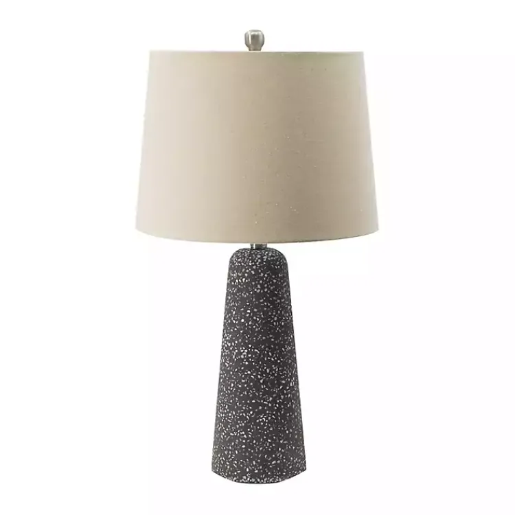 Kirklands Home Gray Speckled Stone Table Lamp Tan Discount