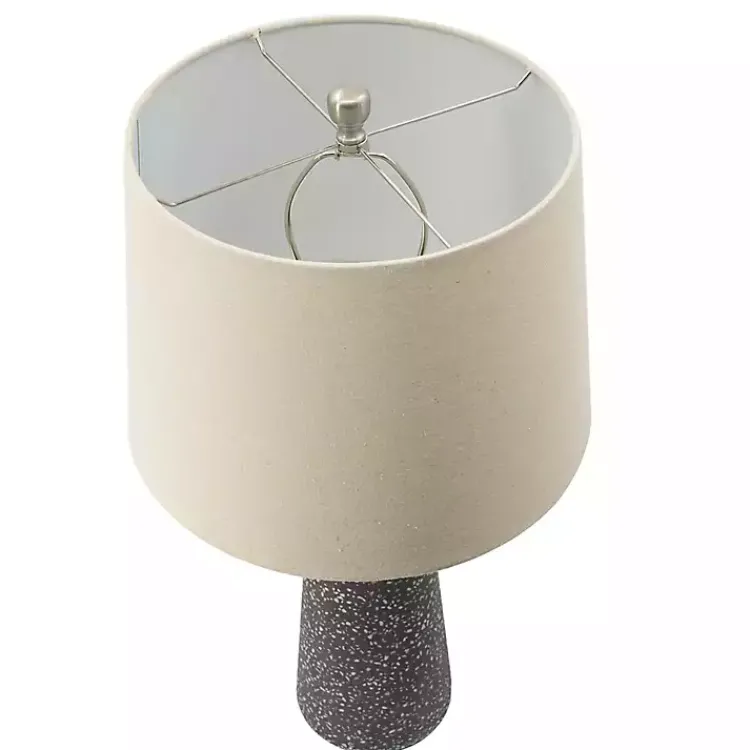Kirklands Home Gray Speckled Stone Table Lamp Tan Discount
