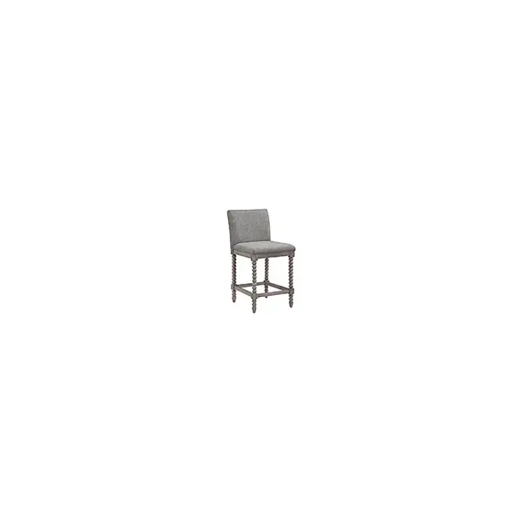 Kirklands Home Spindle Legs Counter Stool Gray Outlet