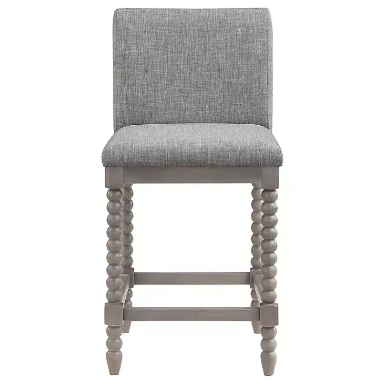 Kirklands Home Spindle Legs Counter Stool Gray Outlet