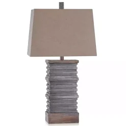 Kirklands Home Stacked Plates Table Lamp Gray Online
