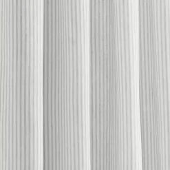 Kirklands Home Gray Stripe Ruffled Curtain Panel Set, 84 in.