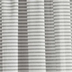 Kirklands Home Gray Striped Tassel Curtain Panel Set, 84 in. Discount