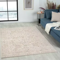 Kirklands Home Subtle Pattern Area Rug, 5x7 Gray Hot