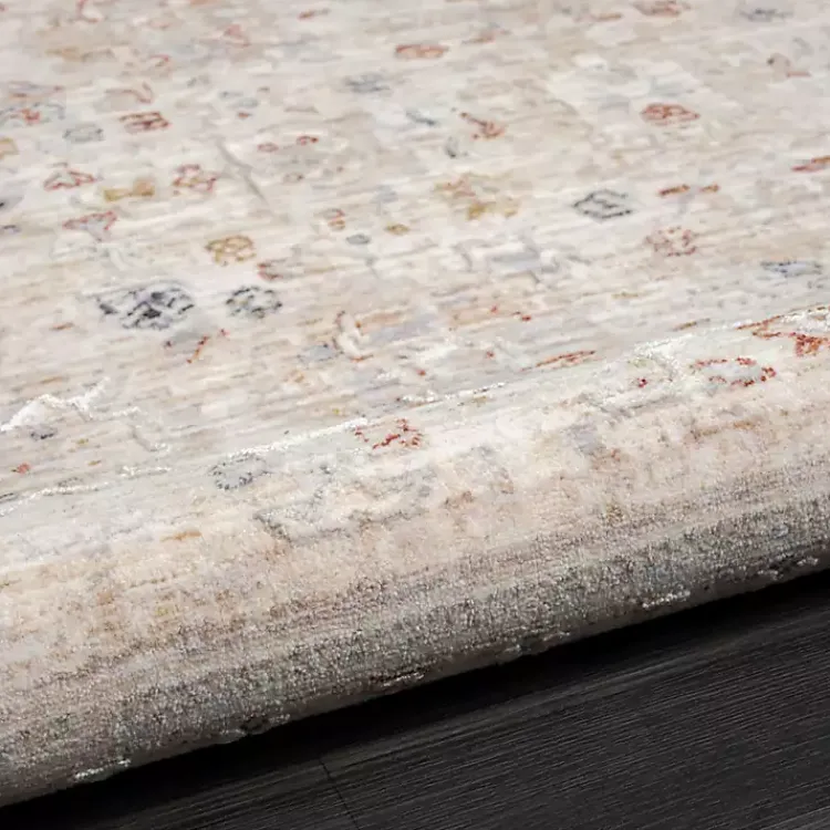 Kirklands Home Subtle Pattern Area Rug, 5x7 Gray Hot