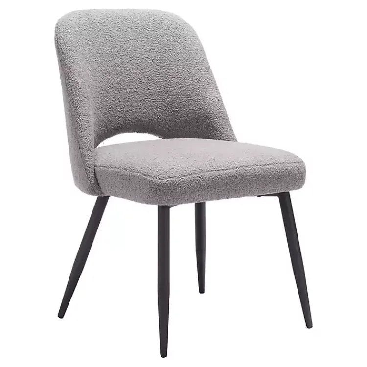 Kirklands Home Teddy Upholstered Dining Chairs, Set of 2 Gray Online