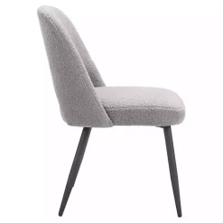 Kirklands Home Teddy Upholstered Dining Chairs, Set of 2 Gray Online
