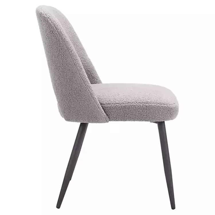 Kirklands Home Teddy Upholstered Dining Chairs, Set of 2 Gray Online