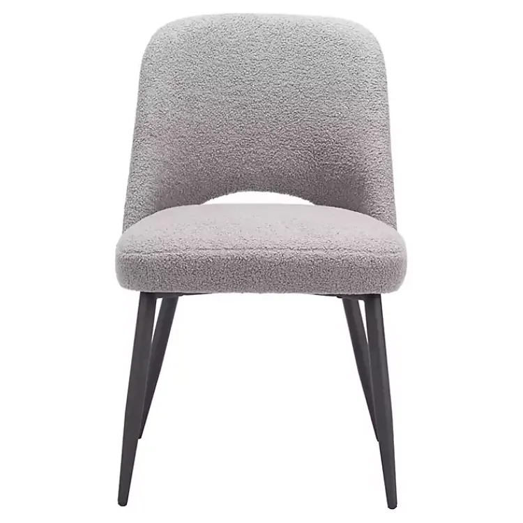 Kirklands Home Teddy Upholstered Dining Chairs, Set of 2 Gray Online