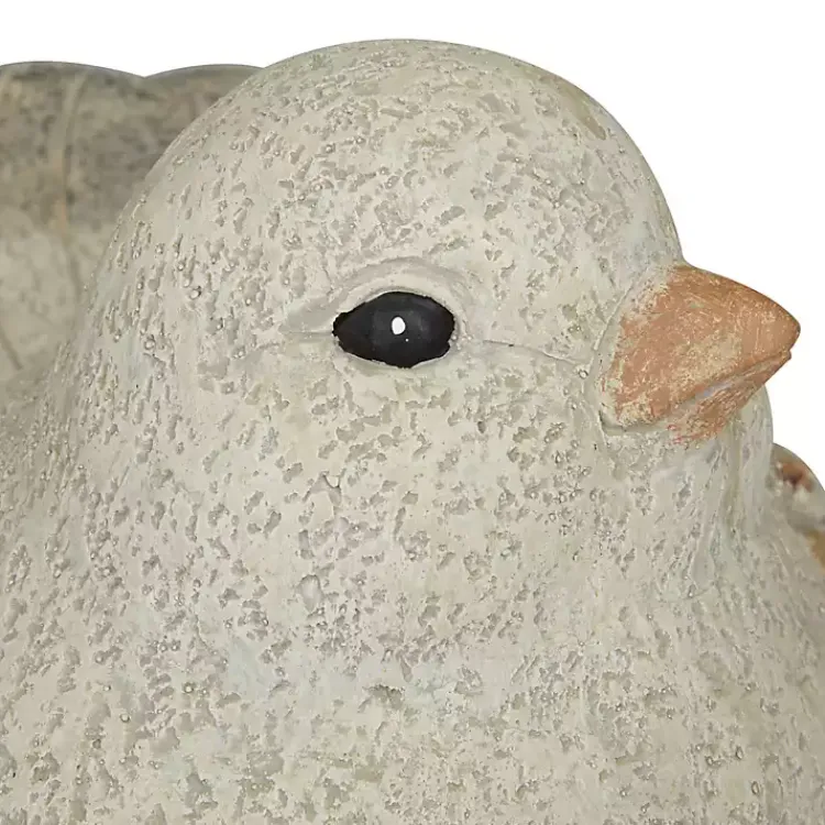Kirklands Home Textured Bird Statues, Set of 2 Gray Outlet